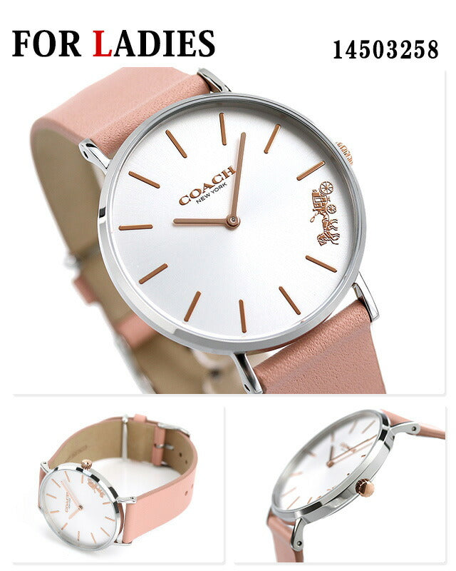 ペアウォッチ コーチ メンズ レディース 腕時計 COACH ペア 夫婦 カップル 時計 チャールズ 41mm ペリー 36mm 名入れ 刻印 pair-coach18