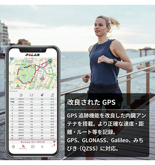 ポラール ペーサー PACER ライラックパープル S-L スマートウォッチ メンズ レディース GPS Bluetooth POLAR 900102177 記念品 プレゼント ギフト PLR-900102177