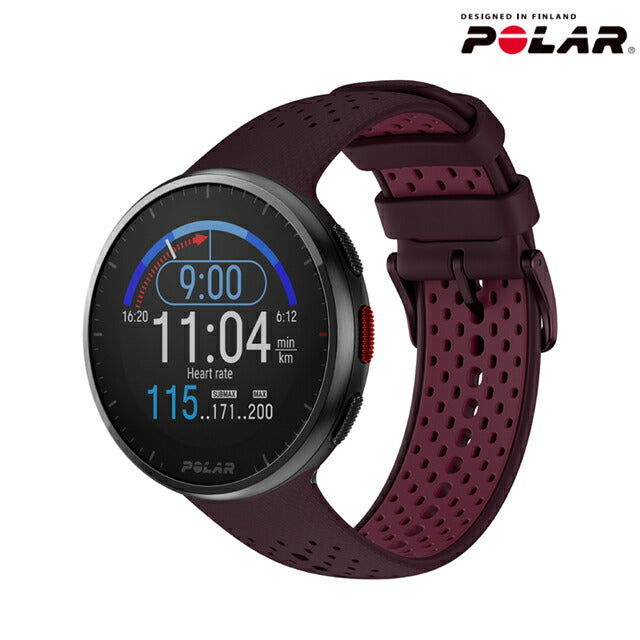 ポラール ペーサー PACER PRO ワインレッド S-L スマートウォッチ メンズ レディース GPS Bluetooth POLAR 900102182 記念品 プレゼント ギフト PLR-900102182