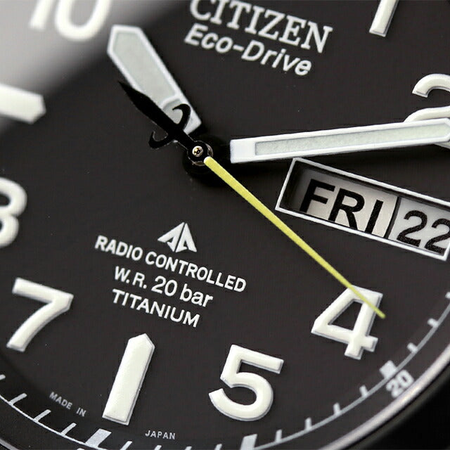 シチズン プロマスター エコドライブ ソーラー電波 チタン メンズ 腕時計 ブランド PMD56-2952 CITIZEN ブラック PMD56-2952