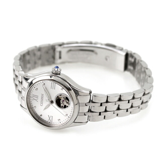 シチズン コレクション メカニカル オープンハート 自動巻き 腕時計 ブランド レディース オープンハート CITIZEN COLLECTION PR1040-88A アナログ シルバー PR1040-88A