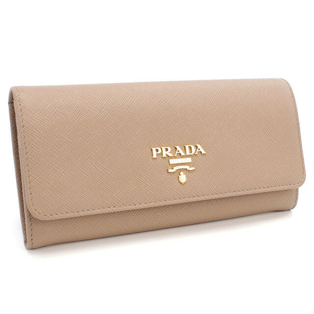 プラダ 長財布ニ折小銭入付き レディース ブランド PRADA イタリア 1MH132 CIPRIA ベージュ系 財布 PRA1MH132241