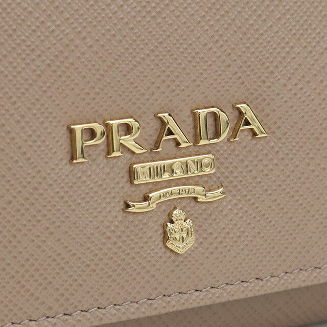 プラダ 長財布ニ折小銭入付き レディース ブランド PRADA イタリア 1MH132 CIPRIA ベージュ系 財布 PRA1MH132241