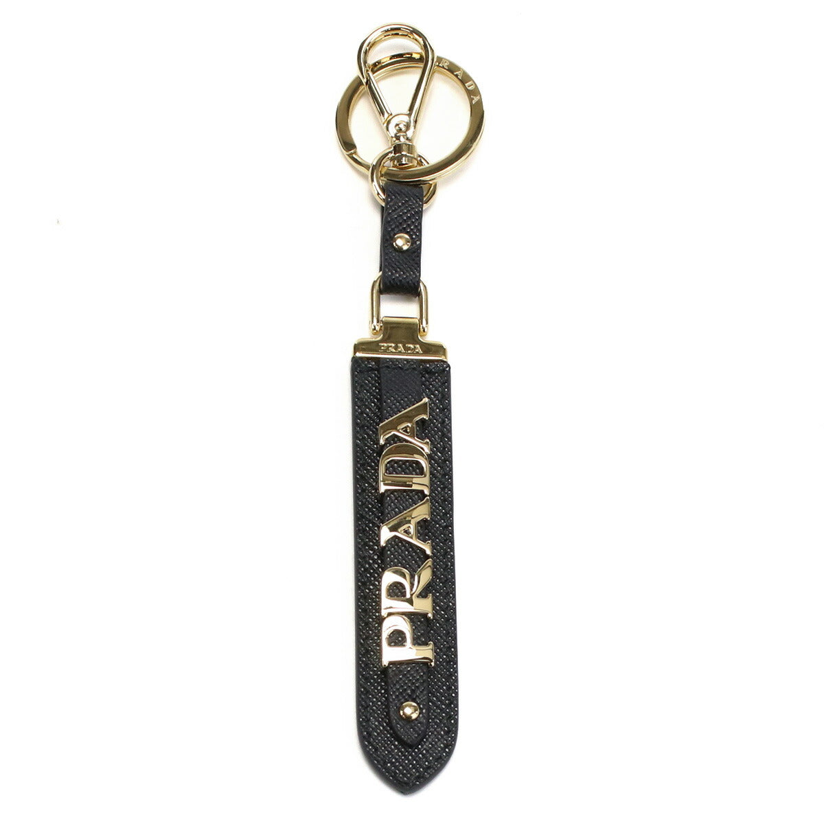 プラダ キーリング ユニセックス SAFFIANO レザー イタリア 1PP067 NERO ブラック 小物 PRA1PP067011