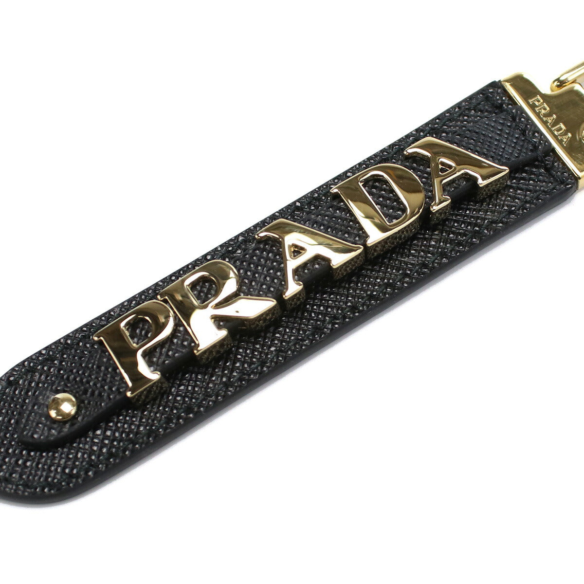 プラダ キーリング ユニセックス SAFFIANO レザー イタリア 1PP067 NERO ブラック 小物 PRA1PP067011
