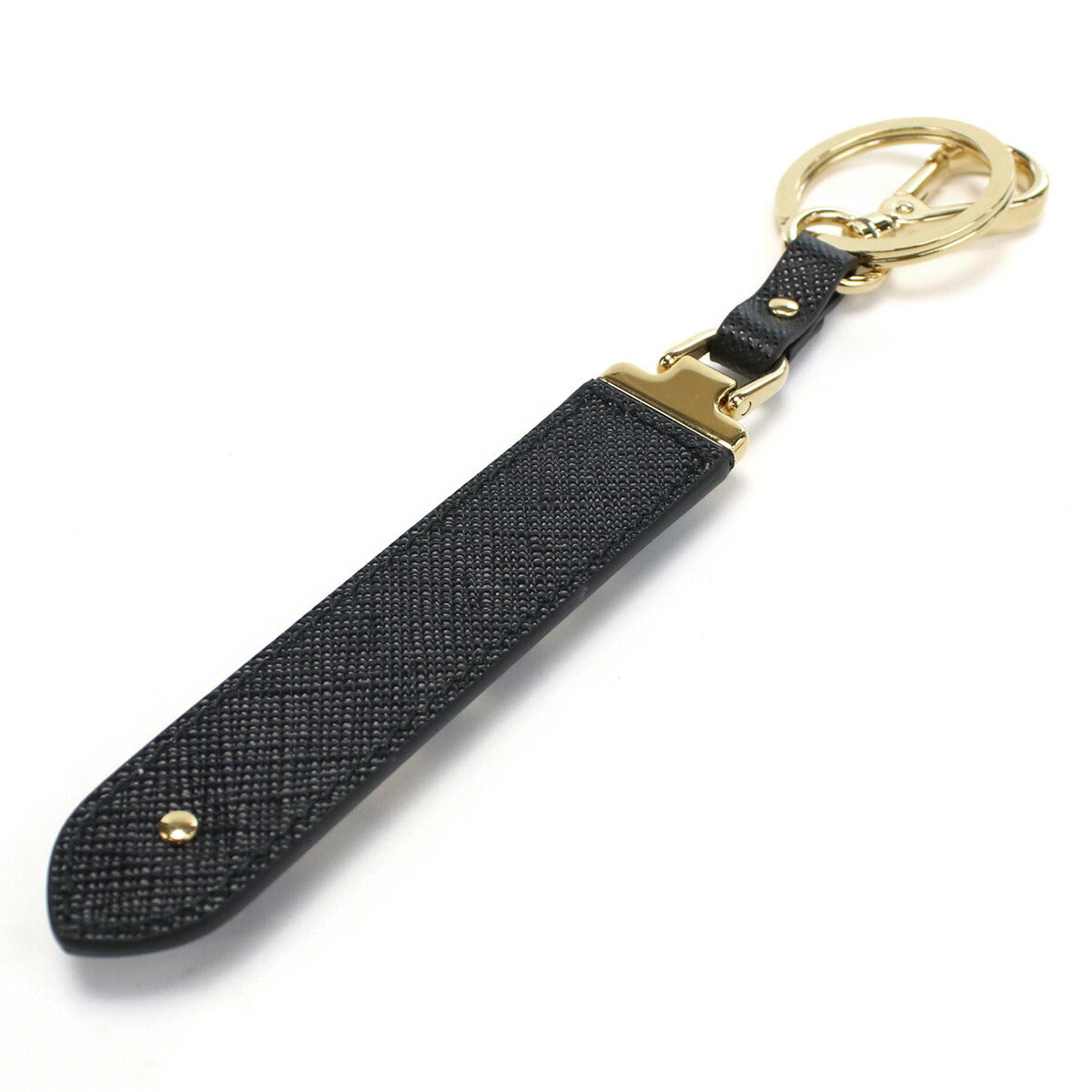 プラダ キーリング ユニセックス SAFFIANO レザー イタリア 1PP067 NERO ブラック 小物 PRA1PP067011