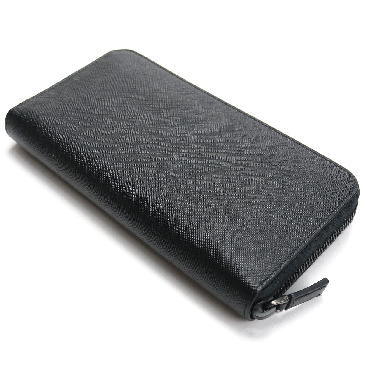 プラダ 長財布ラウンドファスナー メンズ SAFFIANO METAL レザー イタリア 2ML317 NERO ブラック 財布 PRA2ML317051