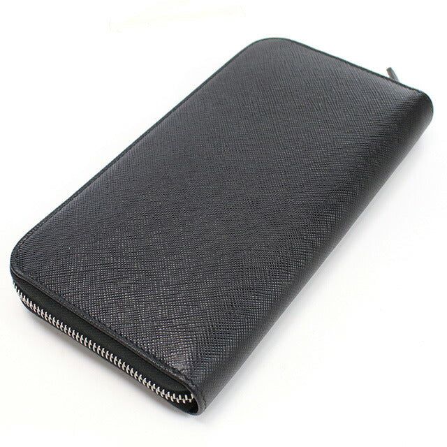 プラダ 長財布ラウンドファスナー メンズ ブランド PRADA イタリア 2ML317 NERO ブラック 財布 PRA2ML317071
