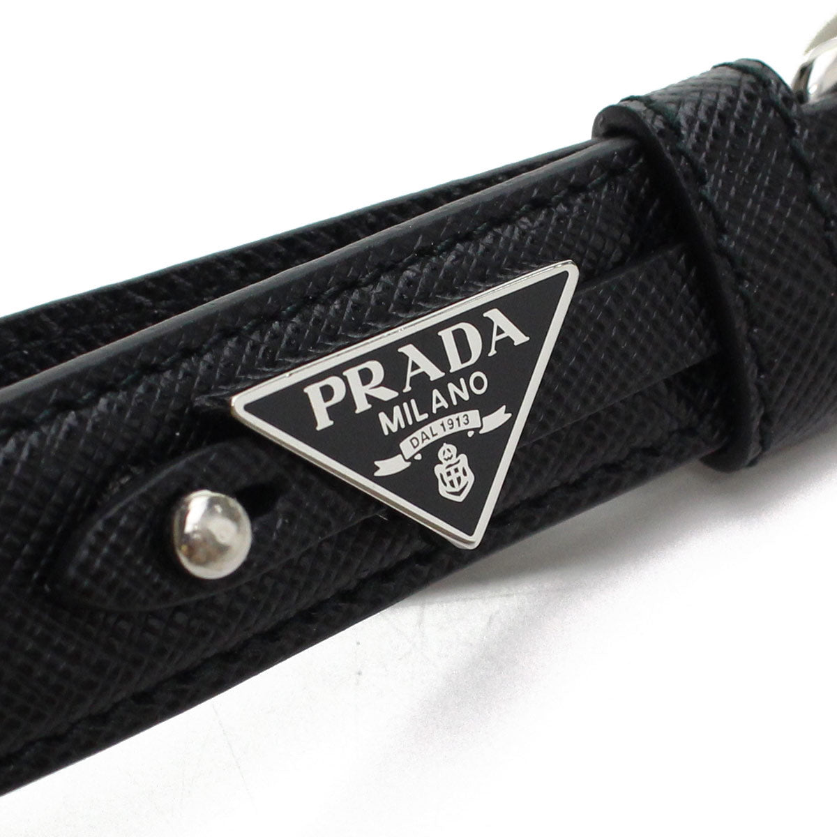 プラダ キーリング メンズ SAFFIANO レザー イタリア 2PP68T NERO ブラック 小物 PRA2PP68T011
