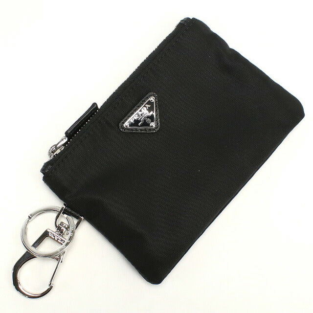 プラダ キーリング付小銭入れ メンズ ブランド PRADA イタリア 2TT117 NERO ブラック 財布 PRA2TT117011