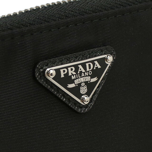 プラダ キーリング付小銭入れ メンズ ブランド PRADA イタリア 2TT117 NERO ブラック 財布 PRA2TT117011