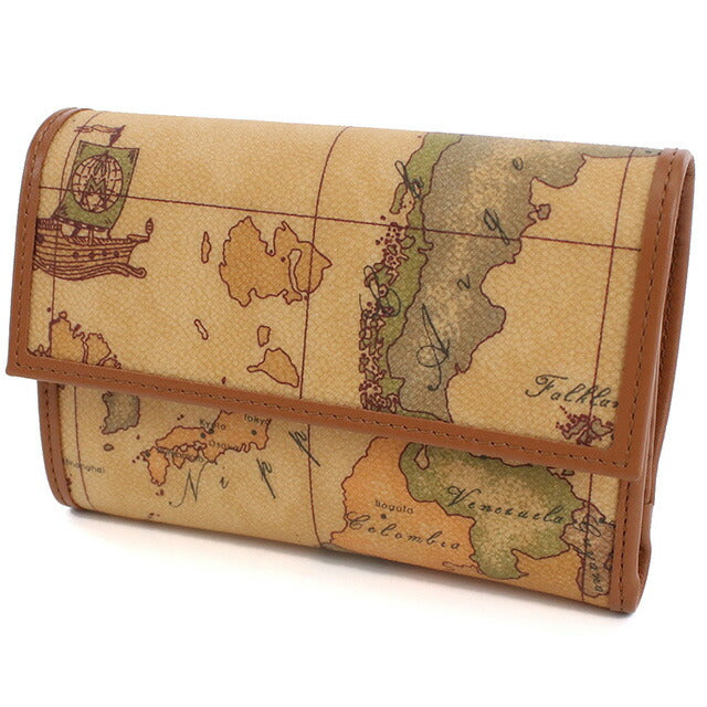 プリマクラッセ 三つ折り財布 レディース ブランド PRIMA CLASSE ルーマニア W038 NATURAL ベージュ系 マルチカラー 財布 PRCW038011