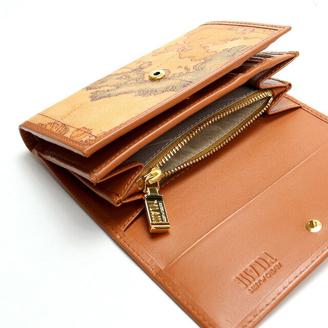 プリマクラッセ 三つ折り財布 レディース ブランド PRIMA CLASSE ルーマニア W038 NATURAL ベージュ系 マルチカラー 財布 PRCW038011
