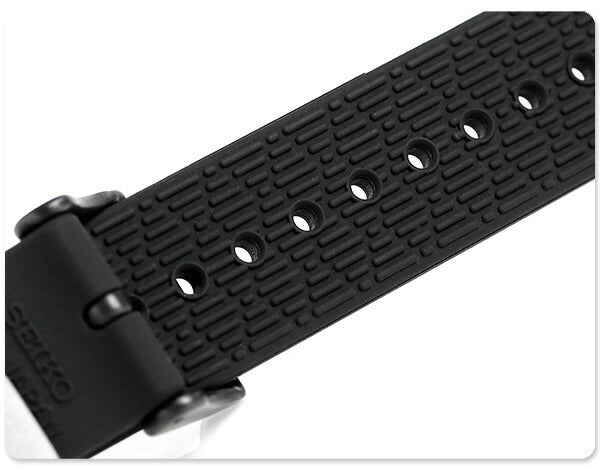 セイコー プロスペックス 交換用ベルト シリコン 22mm R7C03DR SEIKO ブラック R7C03DR
