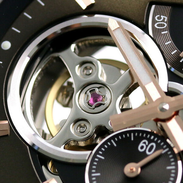 オリエントスター モダンスケルトン 41mm 自動巻き 機械式 RK-AV0008Y 腕時計 ブランド メンズ ブラウン ダークブラウン RK-AV0008Y