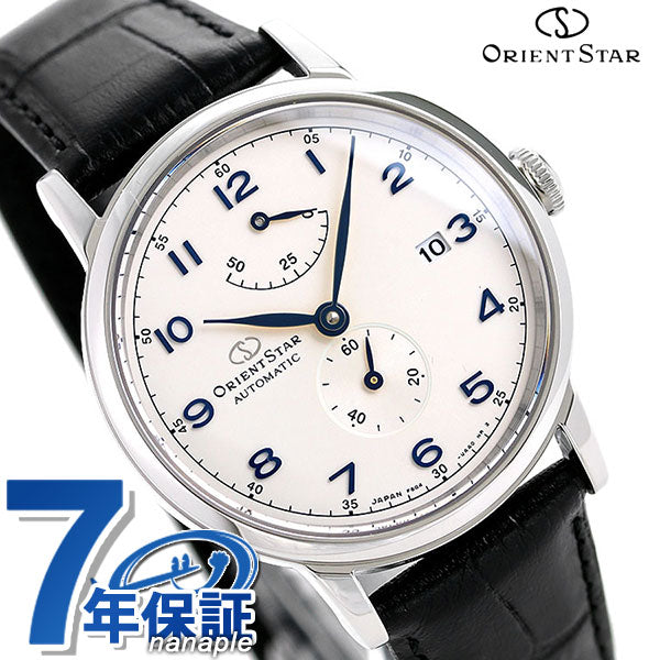 オリエントスター ヘリテージゴシック 38mm 自動巻き 機械式 RK-AW0004S パワーリザーブ 腕時計 ブランド メンズ ホワイト ブラック HERITAGEGOTHIC RK-AW0004S