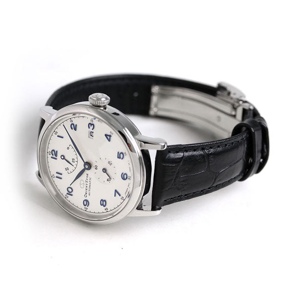 オリエントスター ヘリテージゴシック 38mm 自動巻き 機械式 RK-AW0004S パワーリザーブ 腕時計 ブランド メンズ ホワイト ブラック HERITAGEGOTHIC RK-AW0004S
