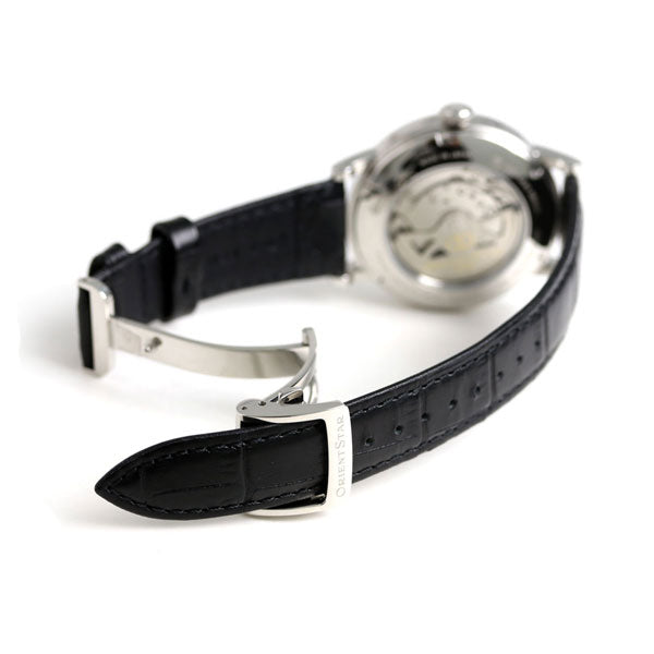 オリエントスター ヘリテージゴシック 38mm 自動巻き 機械式 RK-AW0004S パワーリザーブ 腕時計 ブランド メンズ ホワイト ブラック HERITAGEGOTHIC RK-AW0004S