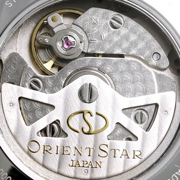 オリエントスター ヘリテージゴシック 38mm 自動巻き 機械式 RK-AW0004S パワーリザーブ 腕時計 ブランド メンズ ホワイト ブラック HERITAGEGOTHIC RK-AW0004S
