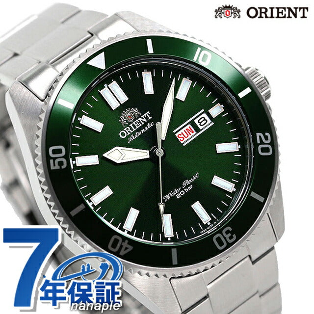 オリエント 腕時計 スポーツ ダイバー 44mm 自動巻き 機械式 メンズ RN-AA0914E ORIENT 時計 グリーン RN-AA0914E