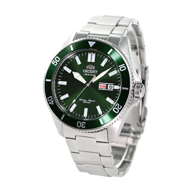 オリエント 腕時計 スポーツ ダイバー 44mm 自動巻き 機械式 メンズ RN-AA0914E ORIENT 時計 グリーン RN-AA0914E