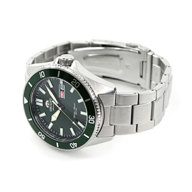 オリエント 腕時計 スポーツ ダイバー 44mm 自動巻き 機械式 メンズ RN-AA0914E ORIENT 時計 グリーン RN-AA0914E