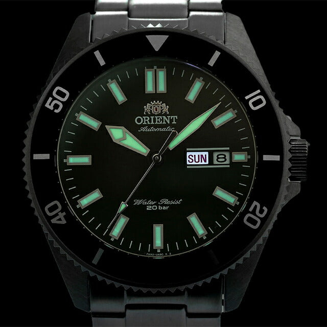オリエント 腕時計 スポーツ ダイバー 44mm 自動巻き 機械式 メンズ RN-AA0914E ORIENT 時計 グリーン RN-AA0914E