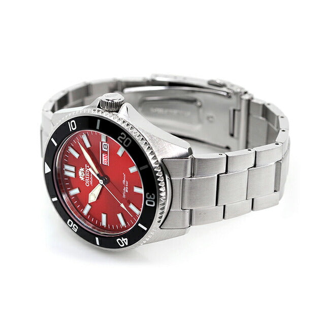 オリエント スポーツ ダイバー 44mm 自動巻き 機械式 RN-AA0915R 腕時計 メンズ レッド SPORTS RN-AA0915R