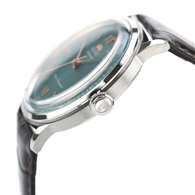 オリエント クラシック バンビーノ Orient Bambino 自動巻き 腕時計 ブランド メンズ ORIENT CLASSIC RN-AC0023E アナログ グリーン ブラウン RN-AC0023E