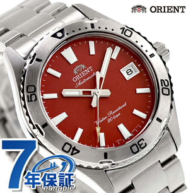 オリエント スポーツ マコ 40 自動巻き 腕時計 ブランド メンズ ORIENT SPORTS RN-AC0Q09R アナログ レッド 赤 RN-AC0Q09R