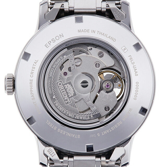 オリエント クラシック サン&ムーン セミスケルトン 42mm 自動巻き 機械式 RN-AS0001B 腕時計 ブランド メンズ CLASSIC RN-AS0001B