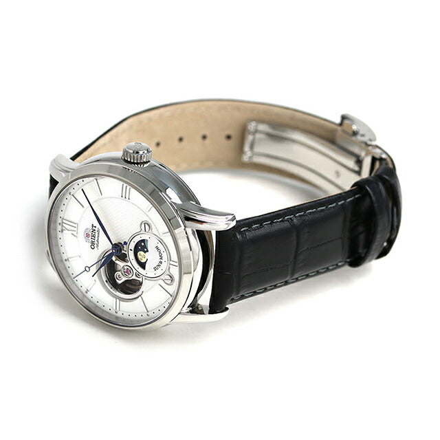 オリエント 腕時計 ブランド メンズ サン&ムーン 42mm 機械式 RN-AS0003S 革ベルト RN-AS0003S