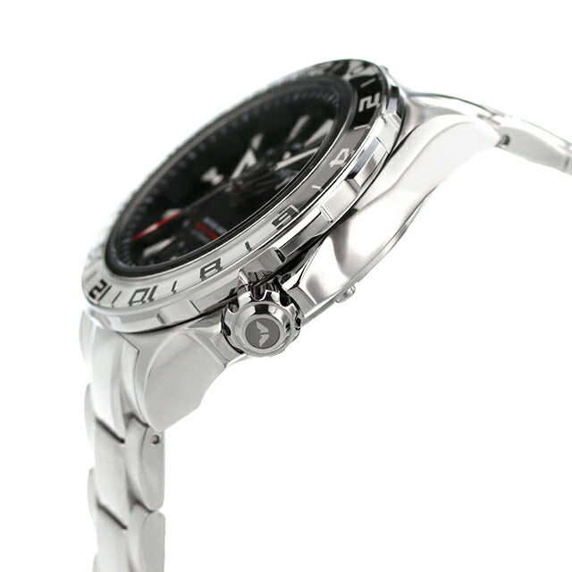 ケンテックス GMT 自動巻き 腕時計 ブランド メンズ 数量限定モデル S820X-01 アナログ ブラック 黒 日本製 S820X-01