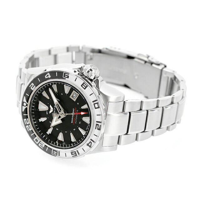 ケンテックス GMT 自動巻き 腕時計 ブランド メンズ 数量限定モデル S820X-01 アナログ ブラック 黒 日本製 S820X-01