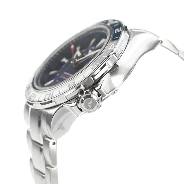 ケンテックス GMT 自動巻き 腕時計 ブランド メンズ 数量限定モデル S820X-02 アナログ ブルー 日本製 S820X-02