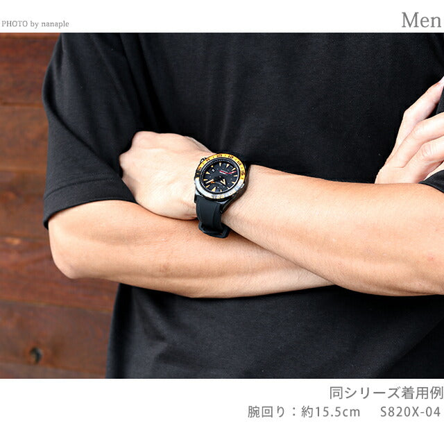 ケンテックス GMT 自動巻き 腕時計 ブランド メンズ 数量限定モデル S820X-04 アナログ ブラック 黒 日本製 S820X-04