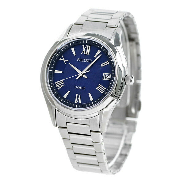 セイコー ドルチェ ソーラー電波 メンズ 腕時計 ブランド SADZ197 SEIKO ネイビー SADZ197