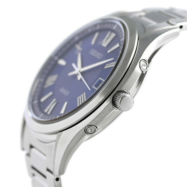 セイコー ドルチェ ソーラー電波 メンズ 腕時計 ブランド SADZ197 SEIKO ネイビー SADZ197