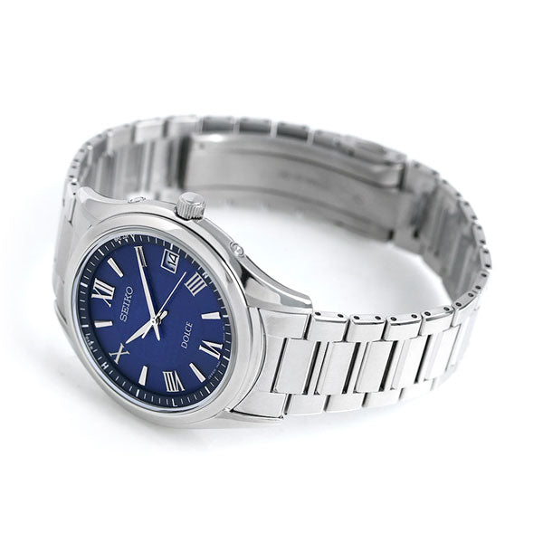 セイコー ドルチェ ソーラー電波 メンズ 腕時計 ブランド SADZ197 SEIKO ネイビー SADZ197