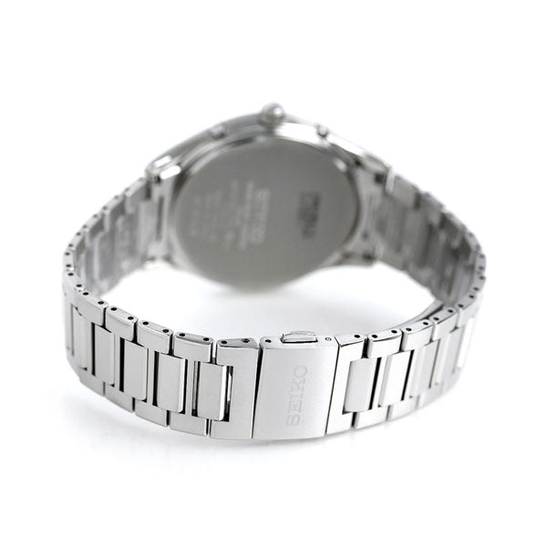 セイコー ドルチェ ソーラー電波 メンズ 腕時計 ブランド SADZ200 SEIKO シルバー ピンクゴールド SADZ200