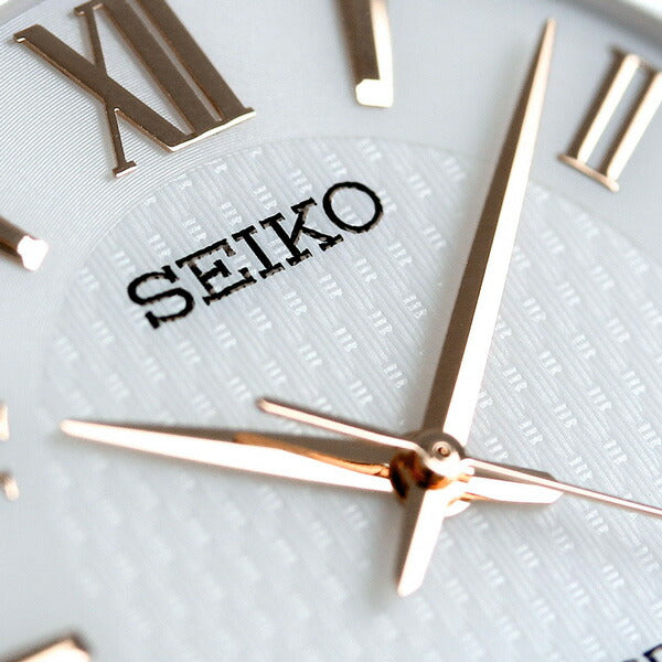 セイコー ドルチェ ソーラー電波 メンズ 腕時計 ブランド SADZ200 SEIKO シルバー ピンクゴールド SADZ200
