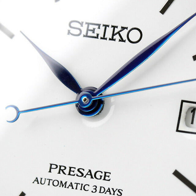 セイコー プレザージュ Classic Series 自動巻き 腕時計 ブランド メンズ 限定モデル SEIKO SARX105 アナログ シルバー 日本製 琺瑯 匠 SARX105