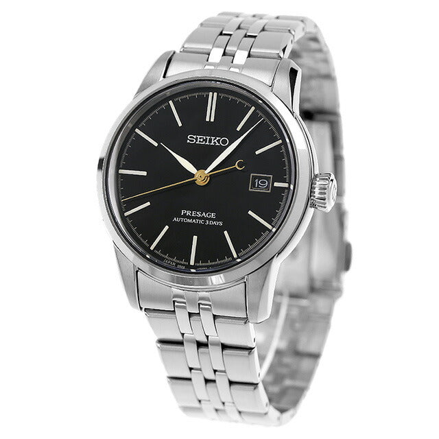 セイコー プレザージュ Classic Series 自動巻き 腕時計 ブランド メンズ 限定モデル SEIKO SARX107 アナログ ブラック 黒 日本製 漆 匠 SARX107