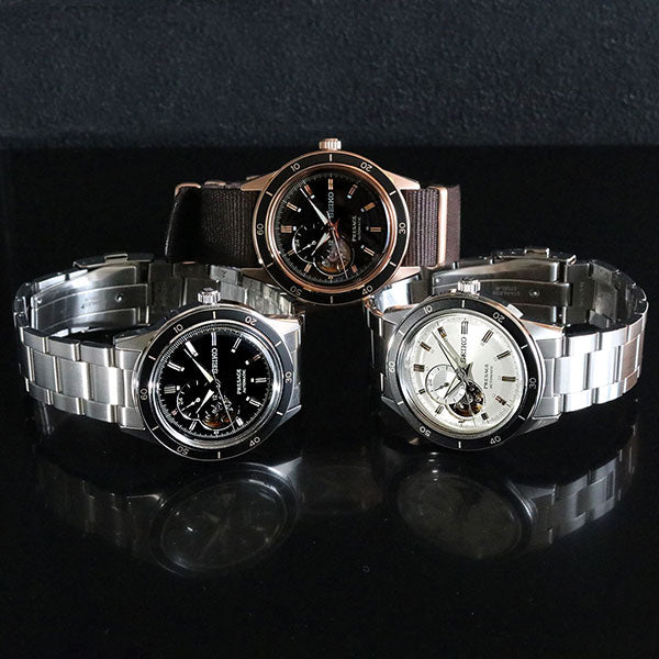 セイコー メカニカル プレザージュ Style60’s セミスケルトン 自動巻き 機械式 SARY191 SEIKO 腕時計 ブランド メンズ SARY191