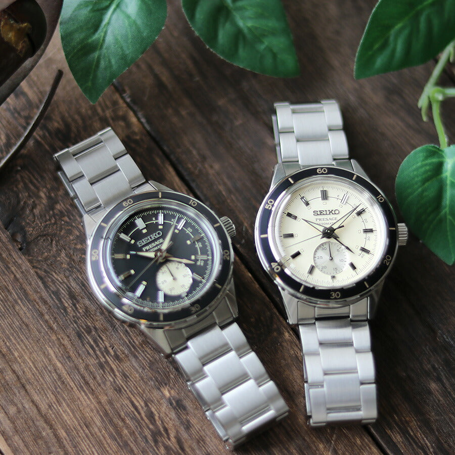 セイコー メカニカル プレザージュ Style60’s ベーシックライン 日本製 自動巻き 機械式 メンズ 腕時計 ブランド SARY209 SEIKO アイボリー SARY209