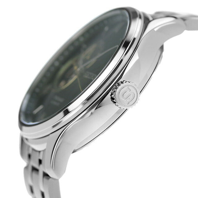 セイコー プレザージュ Japanese Garden 自動巻き 腕時計 ブランド メンズ SEIKO SARY237 アナログ グリーン 日本製 SARY237