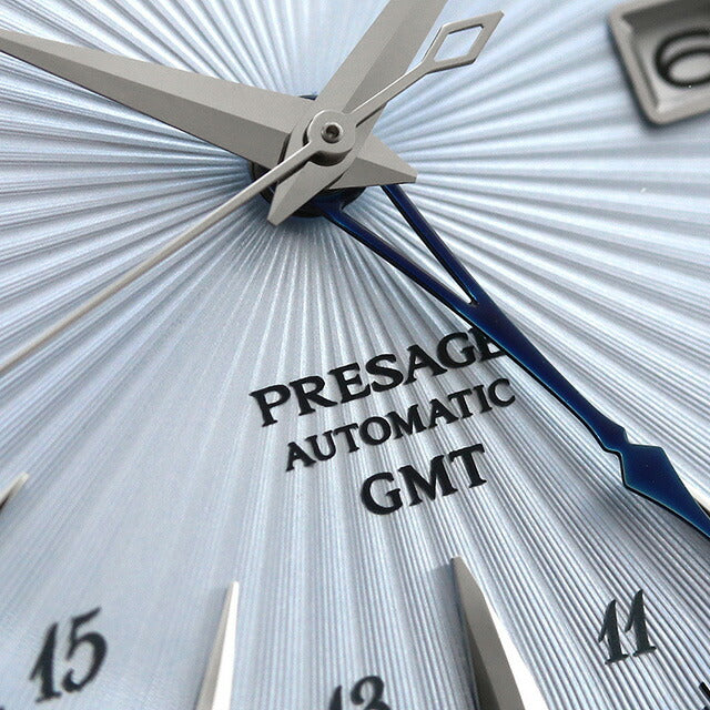 セイコー プレザージュ Cocktail Time GMT 自動巻き 腕時計 ブランド メンズ SEIKO PRESAGE SARY241 アナログ ライトブルー 日本製 SARY241