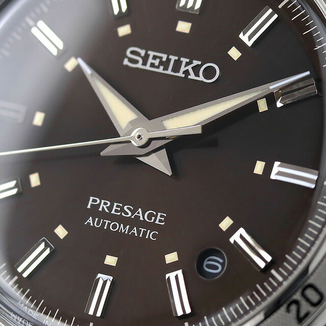 セイコー プレザージュ Style60’s 自動巻き 腕時計 ブランド メンズ SEIKO PRESAGE SARY249 アナログ ブラウン 日本製 SARY249