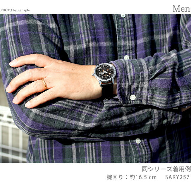 セイコー プレザージュ Style60’s 自動巻き 腕時計 ブランド メンズ オープンハート SEIKO PRESAGE SARY257 アナログ ブラック ゴールド ダークブラウン 黒 SARY257