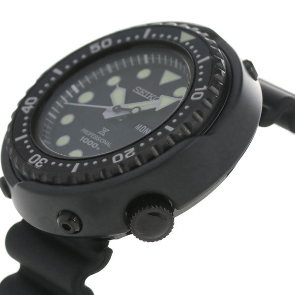 セイコー プロスペックス ダイバーズ ツナ缶 チタン 限定モデル メンズ 腕時計 ブランド SBBN047 SEIKO ダイバーズウォッチ オールブラック SBBN047